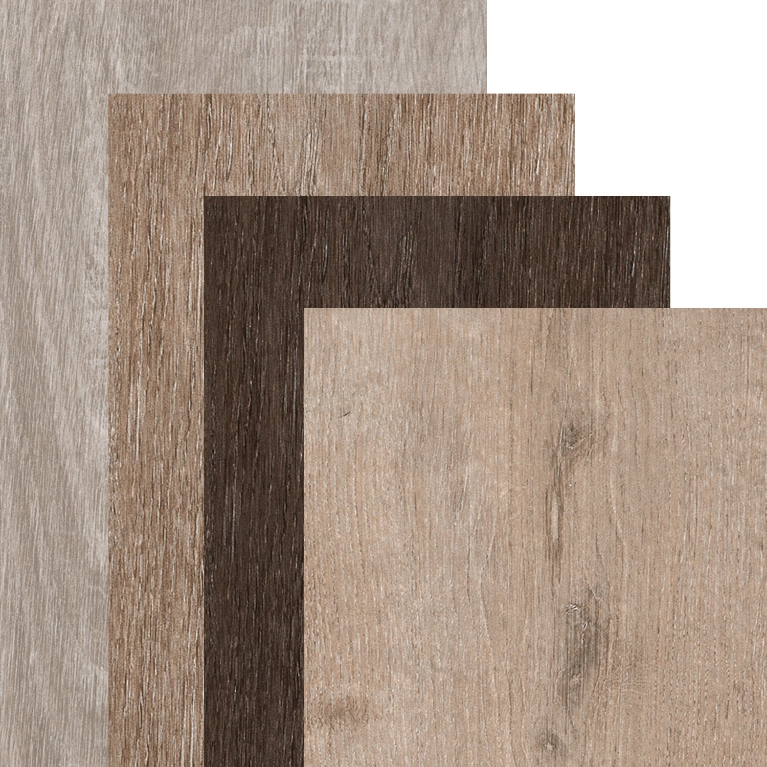 MUSTER Bodenfliesen Holz Optik Riverside Smoke Feinsteinzeug Bodenbelag