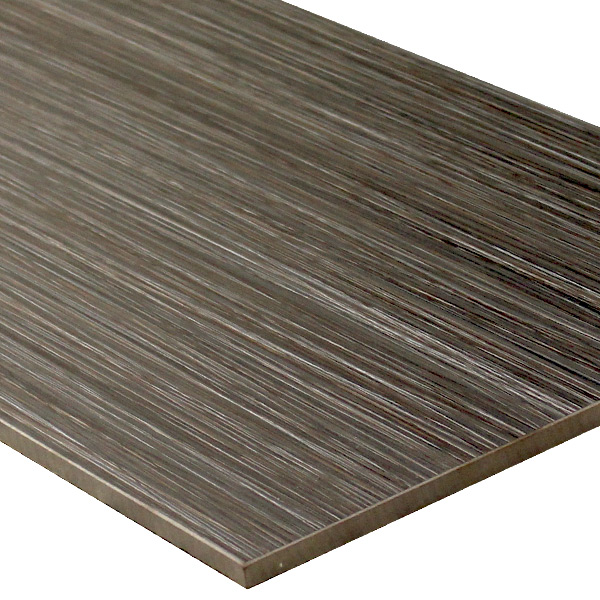 MUSTER Salerno Feinsteinzeug Bodenfliesen Gestreift Anthrazite 30x60cm